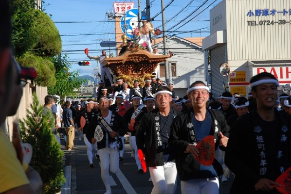 2012 だんじり祭り　春木旭　曳きだし