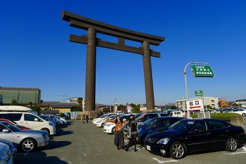 奈良　桜井市　大神神社　三輪さんの大鳥居