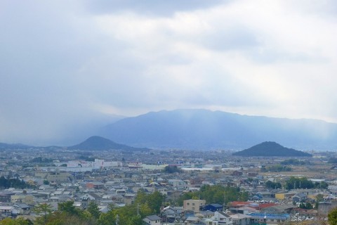 奈良　畝傍山　香久山