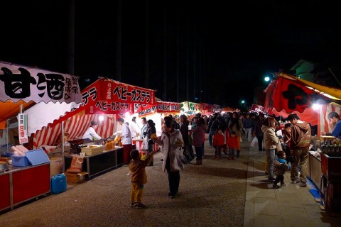 岸和田戎神社の露天