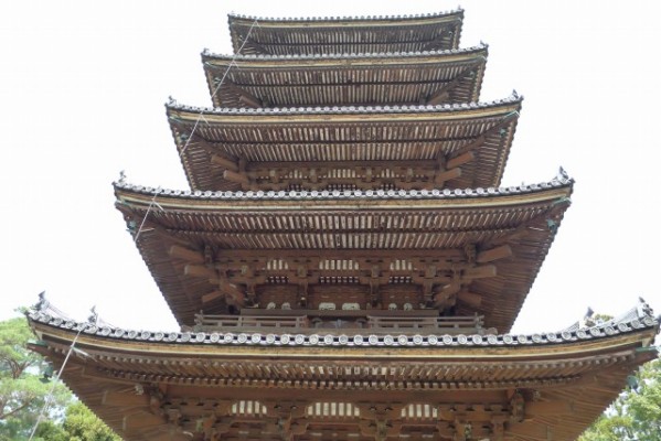 仁和寺　の　五重の塔