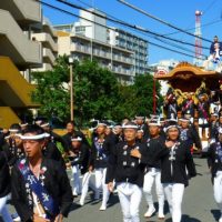 泉州地域10月のだんじり祭りの試験引きがございました。