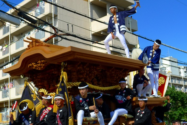 平成２３年新調の中井町のだんじり