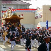 泉州地域10月のだんじり祭りの本番です。