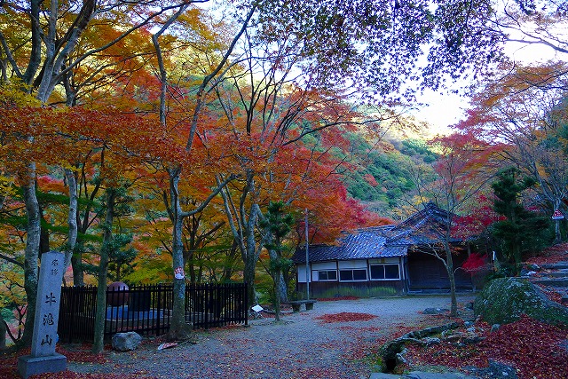 大威徳寺の境内の紅葉