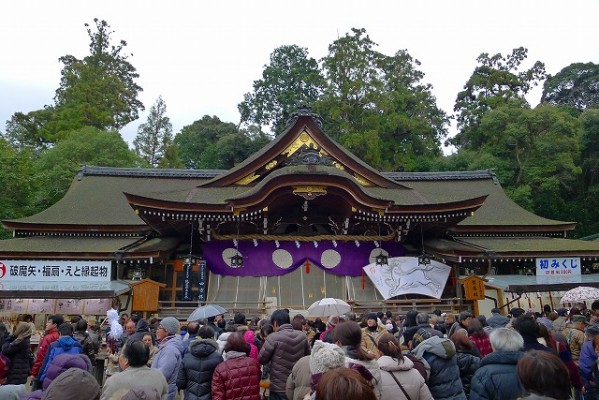 奈良　桜井市の大神神社（おおみわ神社）の本殿