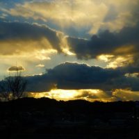 身近な大阪泉州の空の写真です。