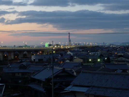 夕日