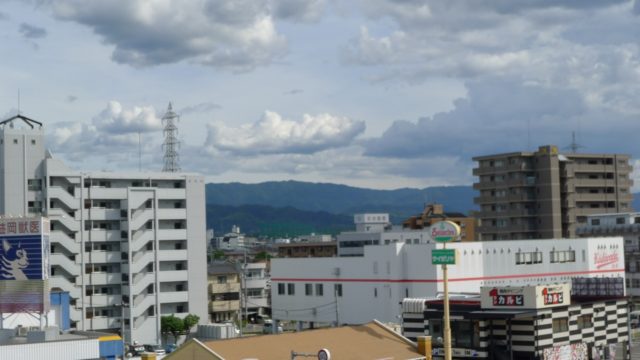 台風11号がくる前日の天気　６