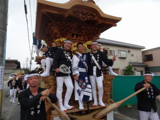 2016年　9月4日　試験引きの春木旭町だんじり町内曳行