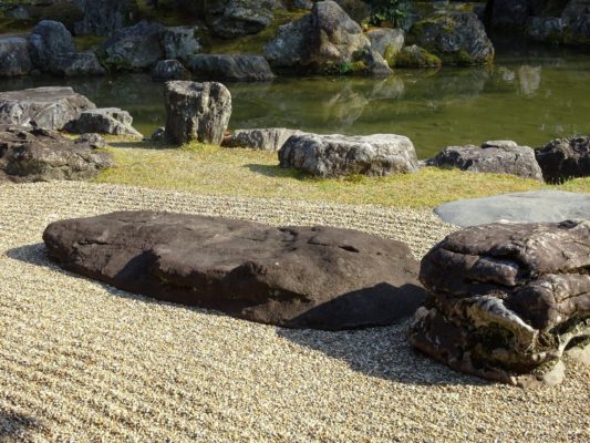 醍醐寺の三宝院の庭園の写真