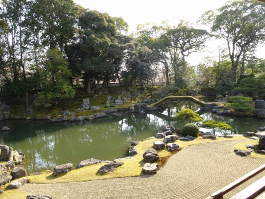 京都　醍醐寺の三宝院の庭園