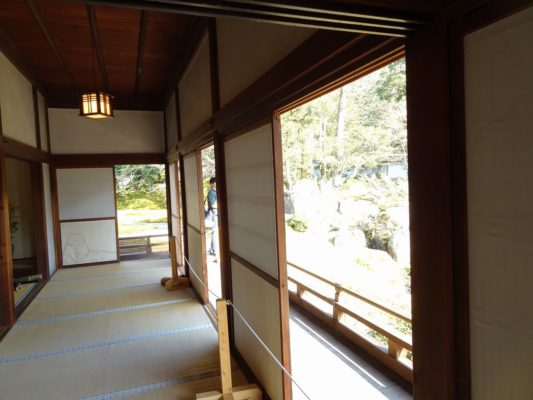 京都　醍醐寺の三宝院の廊下