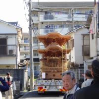 こだわりの桐箪笥の社長ブログ　春木旭町のだんじりが小屋に帰ってきました。