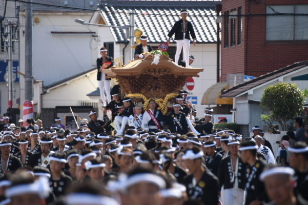 2017年　春木だんじり祭り　春木旭町　試験引き　写真