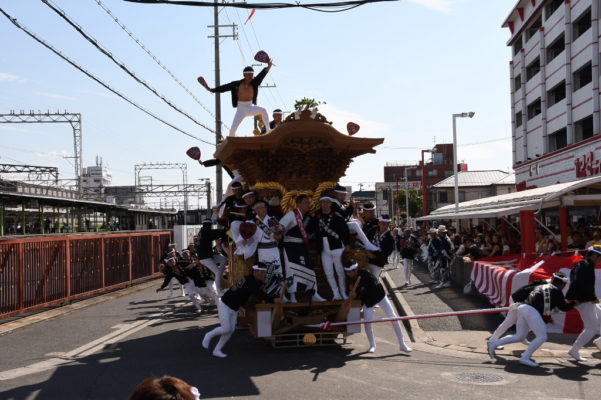 2017年　春木だんじり祭り　春木旭町　試験引き　写真３