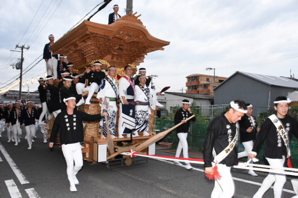 29年　春木だんじり祭り　曳きだし　曳行