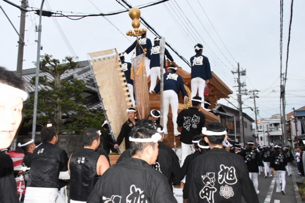 29年　春木だんじり祭り　曳きだし　旭町