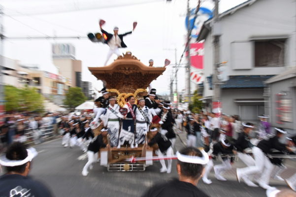 平成29年　旭町　曳き出しやりまわし