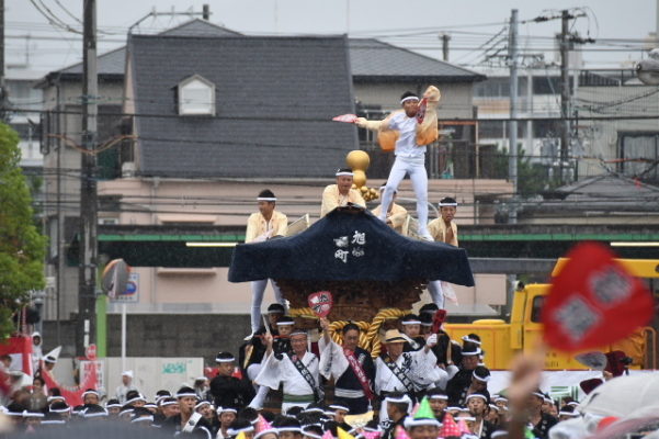 平成29年　旭町　パレードやりまわし