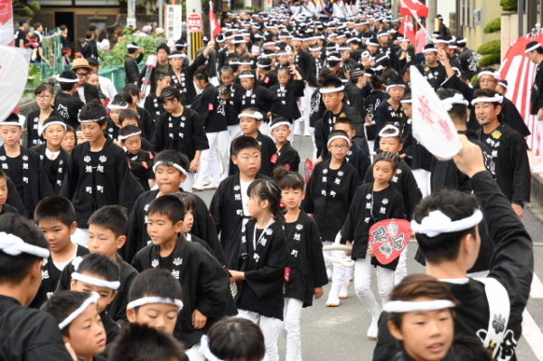 平成29年　春木旭町　弥栄神社　宮入り　直前　２