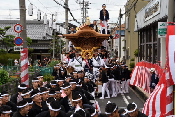 29年　春木旭町　弥栄神社　宮入ブレーキセット