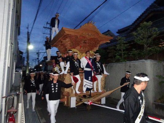 29年　春木だんじり祭り　曳き出し