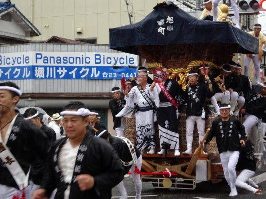 平成29年　春木旭町　宵宮　雨天激走　２