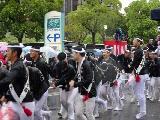 平成29年　春木旭町　宵宮　雨天激走　青年団