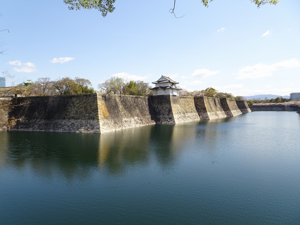 外堀沿いの桜