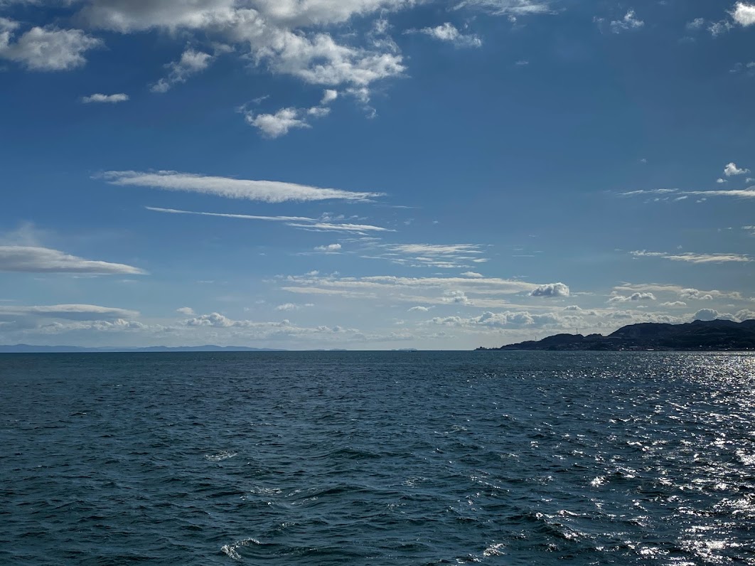 明石海峡と空　写真　３