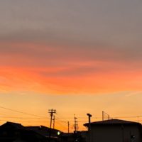 桐箪笥の社長ブログ　泉州の夏の夕方の雲