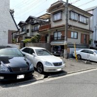 桐タンスの社長ブログ　車に戻って見ると　なんと　トヨタ18系　ゼロクラウンが３台並んでました。