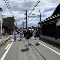 コロナ禍　2021年　岸和田　春木だんじり祭りの　春木旭町の宮入の神事が終わりました