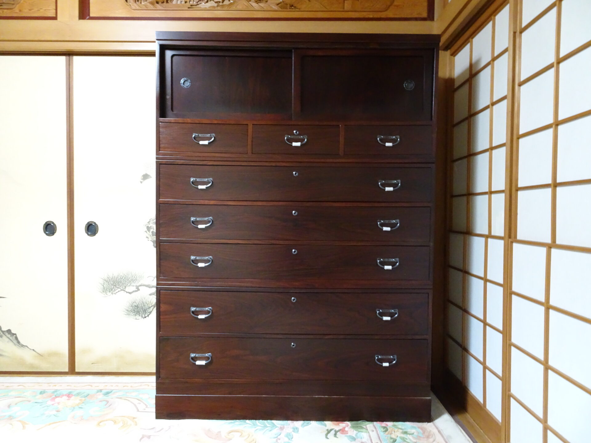 新作入荷，定番 ☆直接引取限定☆ 桐箪笥 和家具 和たんす 田上木工