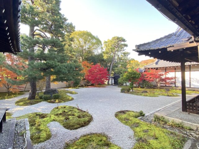 盧山寺　秋　庭園　写真　３
