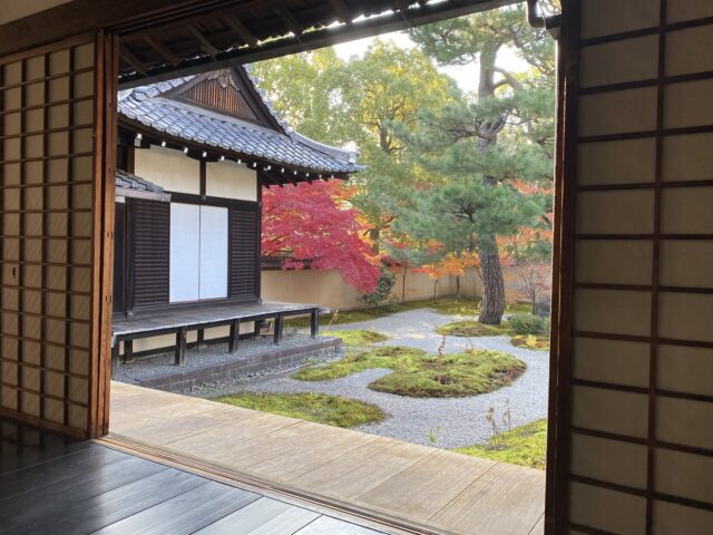 盧山寺　秋　庭園　写真　４
