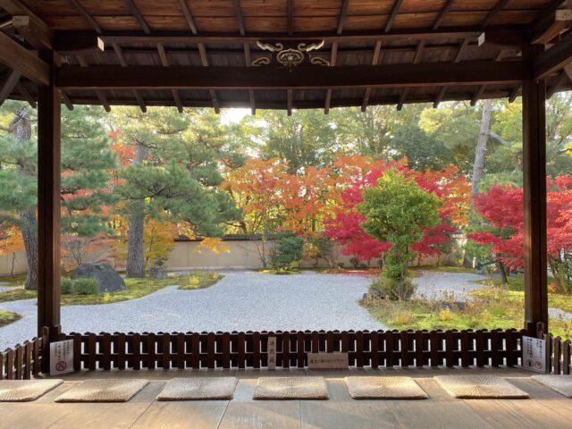 盧山寺　秋　庭園　写真