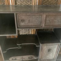 桐たんすの社長ブログ　100年ほど前のとてもいい品質の和棚を持ち込んでいただけました。