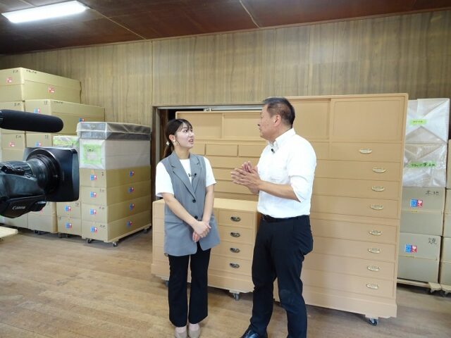 岸和田テレビさんのミルっくの番組取材