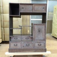 社長ブログ　100年ほど前のとても品質のいい和棚の修理が出来上がりました。
