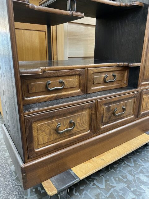 100年　前　桑和棚　引出し　修理後　写真　田中家具製作所