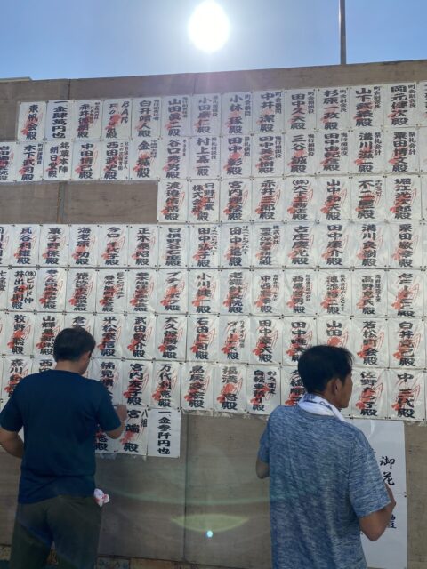 桐箪笥の社長ブログ　岸和田だんじり祭りから１週間すべてのかたずけが終わりました。