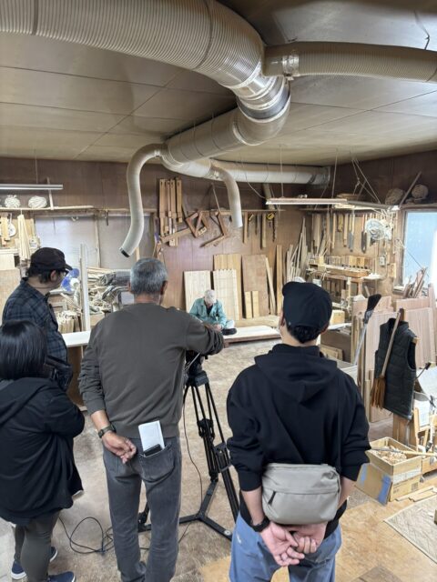 関西テレビ「日本の轍」の撮影がありました。